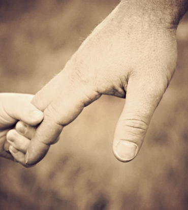 Hold Her Hand Christian Stock Images